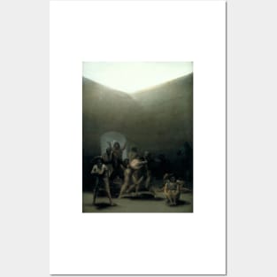 Yard with Lunatics - Francisco Goya Posters and Art